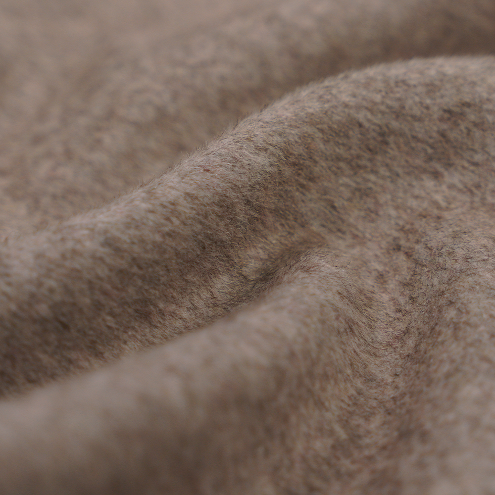 55% Bulu, 40% Poliester, 5% Gentian Lain, 620G/M, Pes Kacang, Salutan Satu Muka, Fabrik ML-249-5520