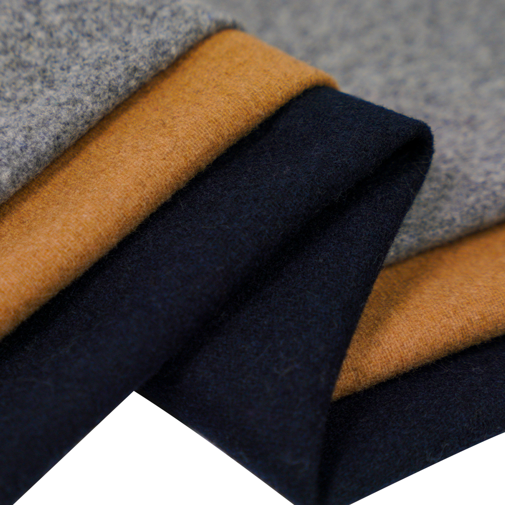 50% Bulu, 40% Poliester, 10% Gentian Lain, 340G/M, Unta, Fabrik Flanel, ML-S0624-201-9